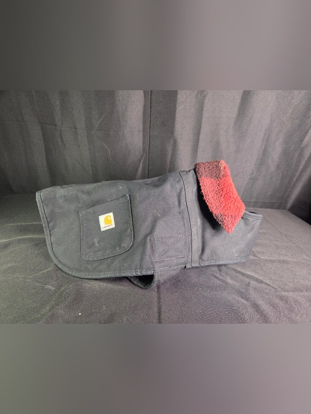 Black Medium Carhartt Fleece Lined Dog Coat